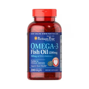 Omega-3 Fish Oil 1200 мг - 200 софтгель