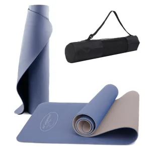 Килимок для йоги та фітнесу PowerPlay 4150 TPE Premium Performance Mat Синій (183x61x0,6)