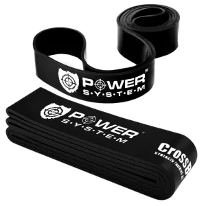 Еспандер петля гумка для фітнесу і кроссфіту Power System PS-4055 CrossFit Level 5 Black опір 25 - 65 кг