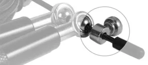 Скакалка швидкісна на підшипниках алюмінієва PowerPlay 4207 Elite Jump Rope Срібна (3m.)