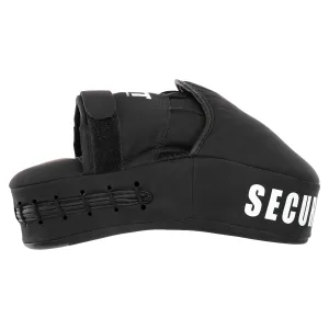 Лапа Вигнута для боксу та єдиноборств HARD TOUCH 19x5x25 см 2 шт - 23 см - Чорний, Жовтий