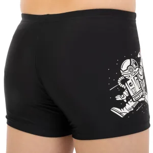 Плавки боксери для хлопчиків для плавання YINGFA вік 4-16 років чорний - 4