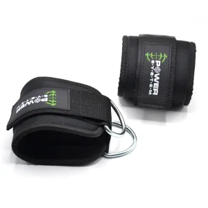Ankle Straps Power System PS-3460 Ankle Strap Gym Guy Black