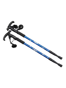 Трекінгові палиці + тростина 2 в 1 для туризму та скандинавської ходьби 2 шт синій
