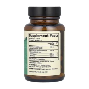 Organic Fermented Broccoli Sprouts - 30 капсул