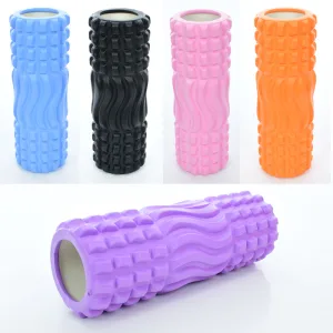 Ролер для занять йогою та пілатесом 33 см*11 см Фіолетовий