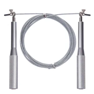 Скакалка швидкісна для кросфіту зі сталевим тросом фіолетовий - 300 см