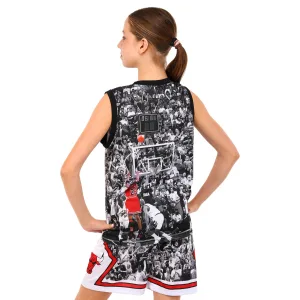 Форма баскетбольна дитяча NBA клуб Chicago Bulls 23 M - чорний білий
