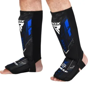Захист для гомілок та стоп RDX NEOPRENE SHIN INSTEP IMMAF-1-BLUE-XL