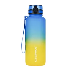 Uzspace Frosted Gradient Waterbottle 3056 1,5 л blue/Жовтий