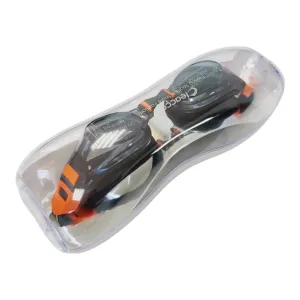 Окуляри для плавання LEACCO чорний оранжевий