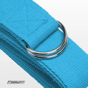 Ремінь для йоги EasyFit світло-блакитний