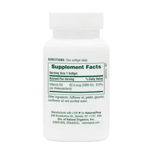 Vitamin D3 2500 IU - 90 софтгель