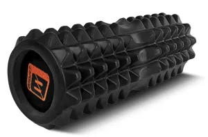 Масажний ролик EasyFit Solid Roller v.1,2s 33х13 см чорний
