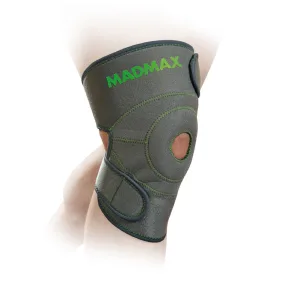 Наколінник MadMax MFA-295 Zahoprene Universal Knee Support Dark Grey/Green (1шт.) універсальний
