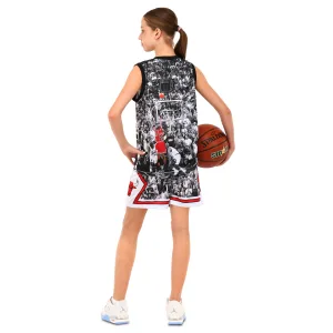 Форма баскетбольна дитяча NBA клуб Chicago Bulls 23 M - чорний білий