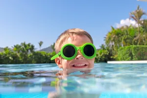 Окуляри для плавання BESTWAY 3+ 21178 салатовий