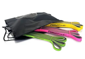 Набір двошарових резинок для підтягування EasyFit Premium 2-32 кг (3 шт)