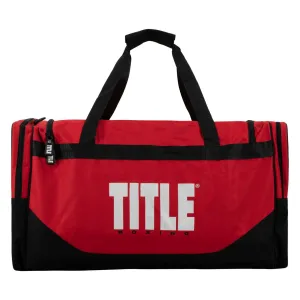 Спортивна сумка TITLE Boxing Deluxe Gear Bag Red (70 л.)