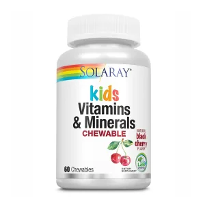 Kids Vitamins & Minerals - 60 жув. таблеток Чорна вишня