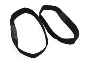 Лямки атлетичні EasyFit для турніка та поперечини чорні