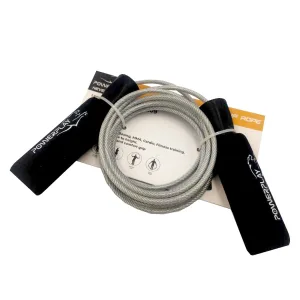 Скакалка швидкісна з підшипниками PowerPlay 4209 Sport Jump Rope чорна 3 m.