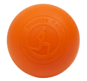 Массажный мячик EasyFit каучук 6.5 см оранжевый