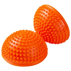 Напівсфера масажна балансувальна їжачок 260грам помаранчевий