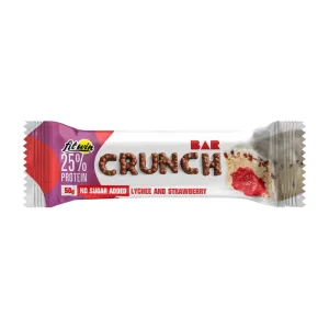 Crunch Bar No Sugar Added - 50 g Lychee and Strawberry Universal