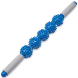 Масажер палиця роликовий 5 масажерів massager синій