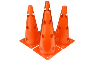 Конуси-фішки спортивні EasyFit 31 см (набір з 4 штук) помаранчеві