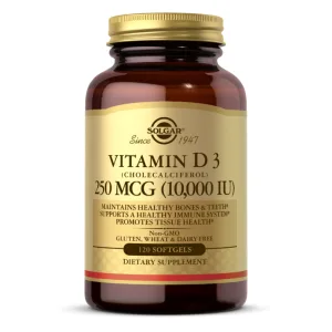 Vitamin D3 250 мкг (10 000 IU) - 120 софтгель