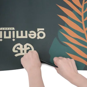 Килимок для йоги каучуковий поліуретан Pro ILLustration Sport Pro 183 см*68 см*5 мм зелений