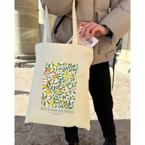Екошопер BookOpt BK4075 WILLIAM MORRIS "лимонне дерево" бежевий