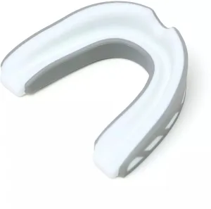 Капа боксерська Everlast EVERGEL MOUTH GUARD сіро-біла універсальна (оригінал) P00003597