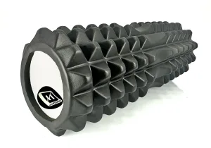 Массажный ролик EasyFit Grid Roller 33 см v.1,2 чёрный