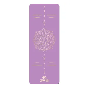 Килимок для йоги каучуковий поліуретан Sport Pro 183 см*68 см*5 мм фіолетовий