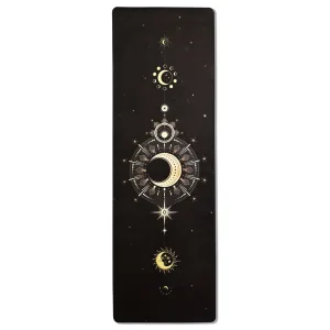 Килимок для йоги EasyFit BlackMoon (замша-каучук) чорний