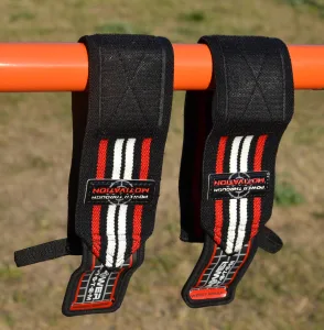 Кистьові бинти Power System PS-3500 Wrist Wraps Red/чорний