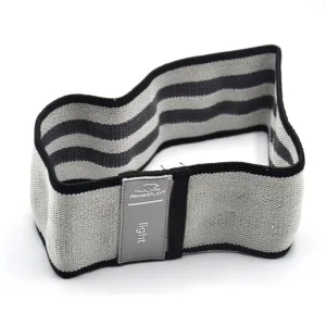 Тканева гумка для фітнесу та спорту PowerPlay 4111 Hip Band S Heavy сіра (d_64cm)