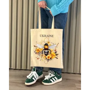 Екошопер BookOpt BK4099 бджілка бежевий