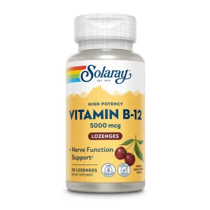 Vitamin B-12 5000 mcg - 30 lozenges Natural Cherry