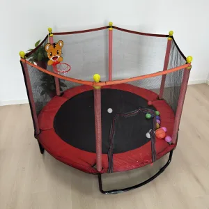 Батут дитячий 6в1 140 см MS 4291-R