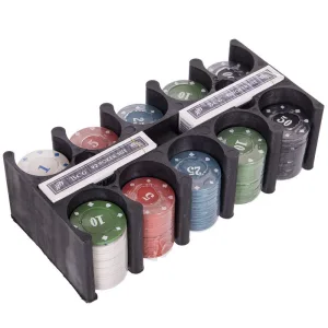 Набір для покеру в металевій коробці 200 фішок 3896-B