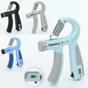 Еспандер кистьовий Ножиці пружинний регульований 5-60 кг з лічильником