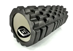 Масажний ролик EasyFit Grid Roller 33 см v.1,1 чорний