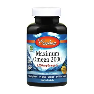 Maximum Omega 2000 мг 60 софтгель natural lemon