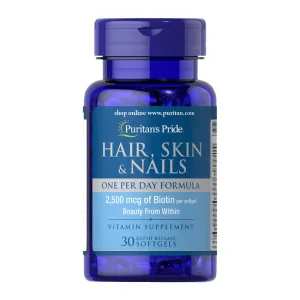 Hair Skin & Nails One Per Day Formula - 30 софтгель