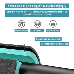 Розсувний розпірний турнік EasyFit BlueGymBar 70-95 см