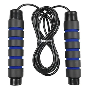 Скакалка з обважнювачами синій